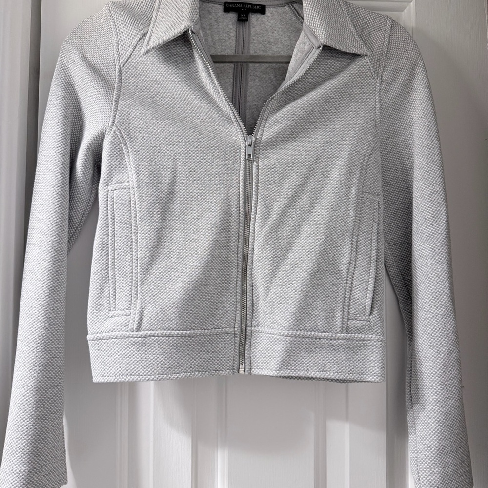 Banana Republic Cropped Knit Jacket